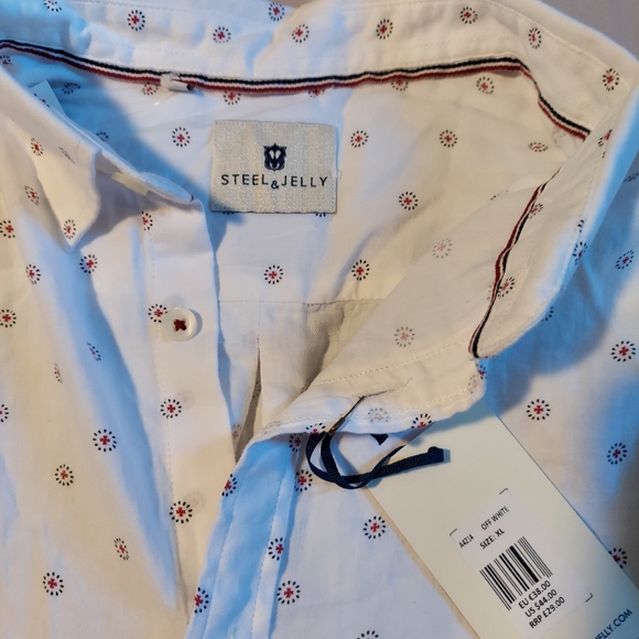 Steel & Jelly Men's XL Button-Down Summer Shirt - Picture 3 of 4